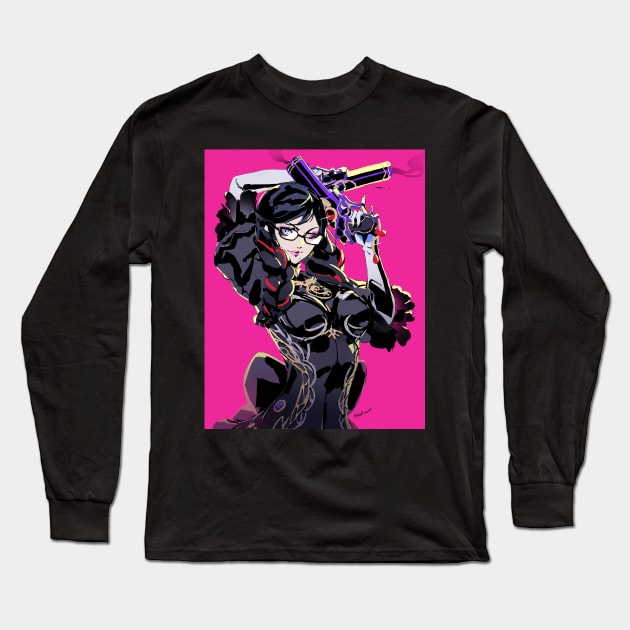 Bayonetta 3 Long Sleeve T-Shirt by dat_cravat